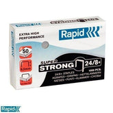GRAPAS 24/8+ MM CAJA 1000 SUPER STRONG | 5 UNIDADES | (PETRUS)